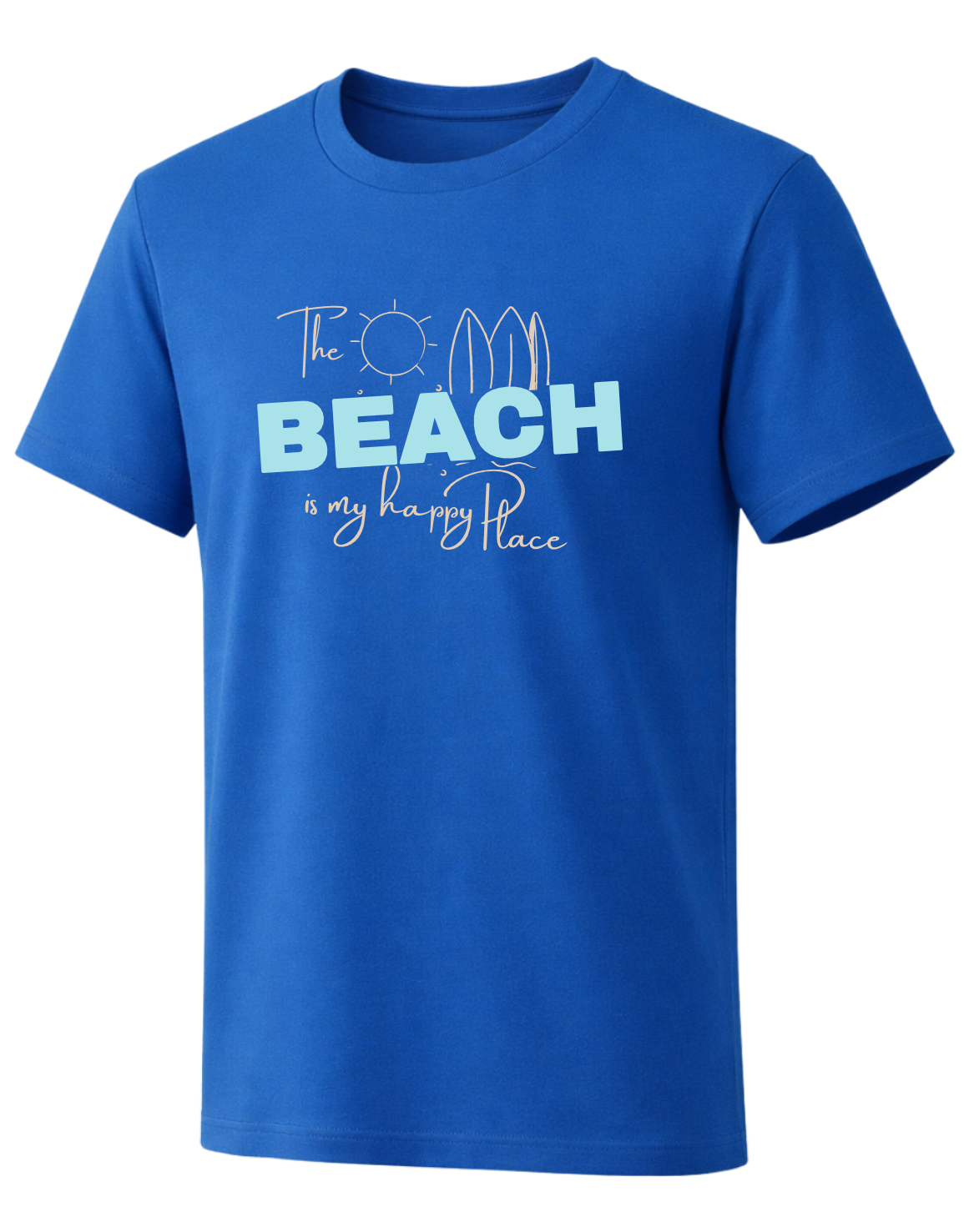 The Beach is my happy Place Unisex T-Shirt