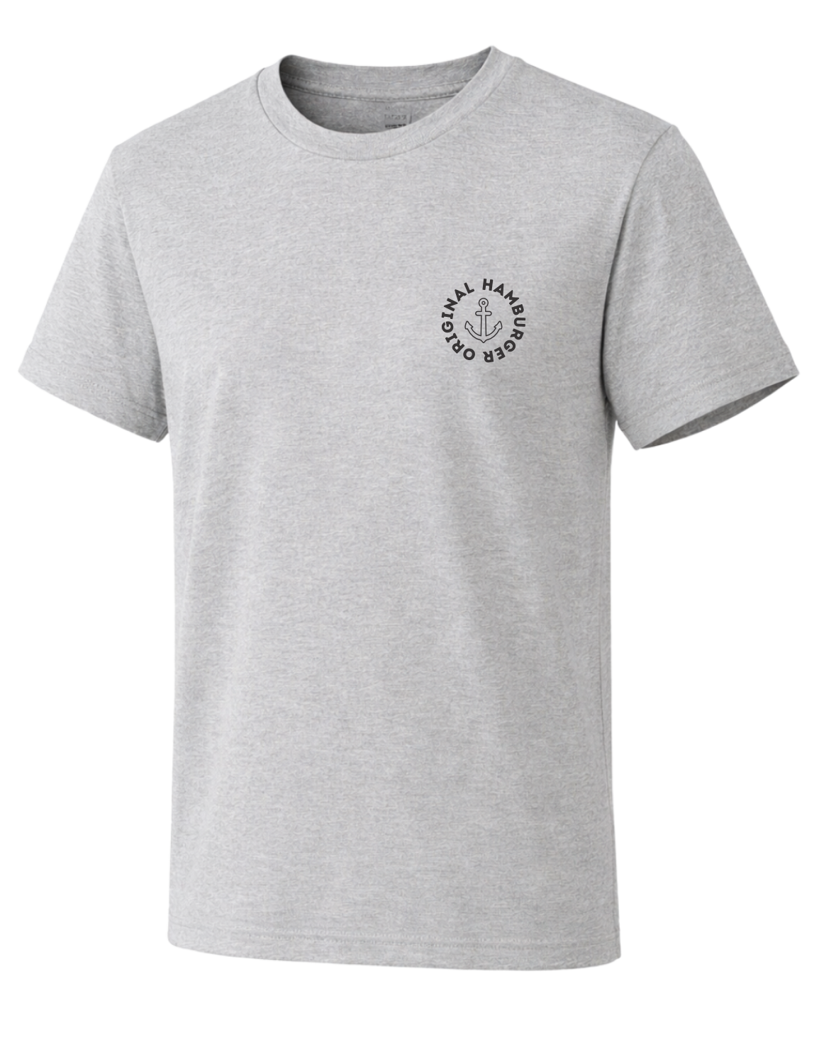 Hamburger Original Anker T-Shirt  Print schwarz linke Brust