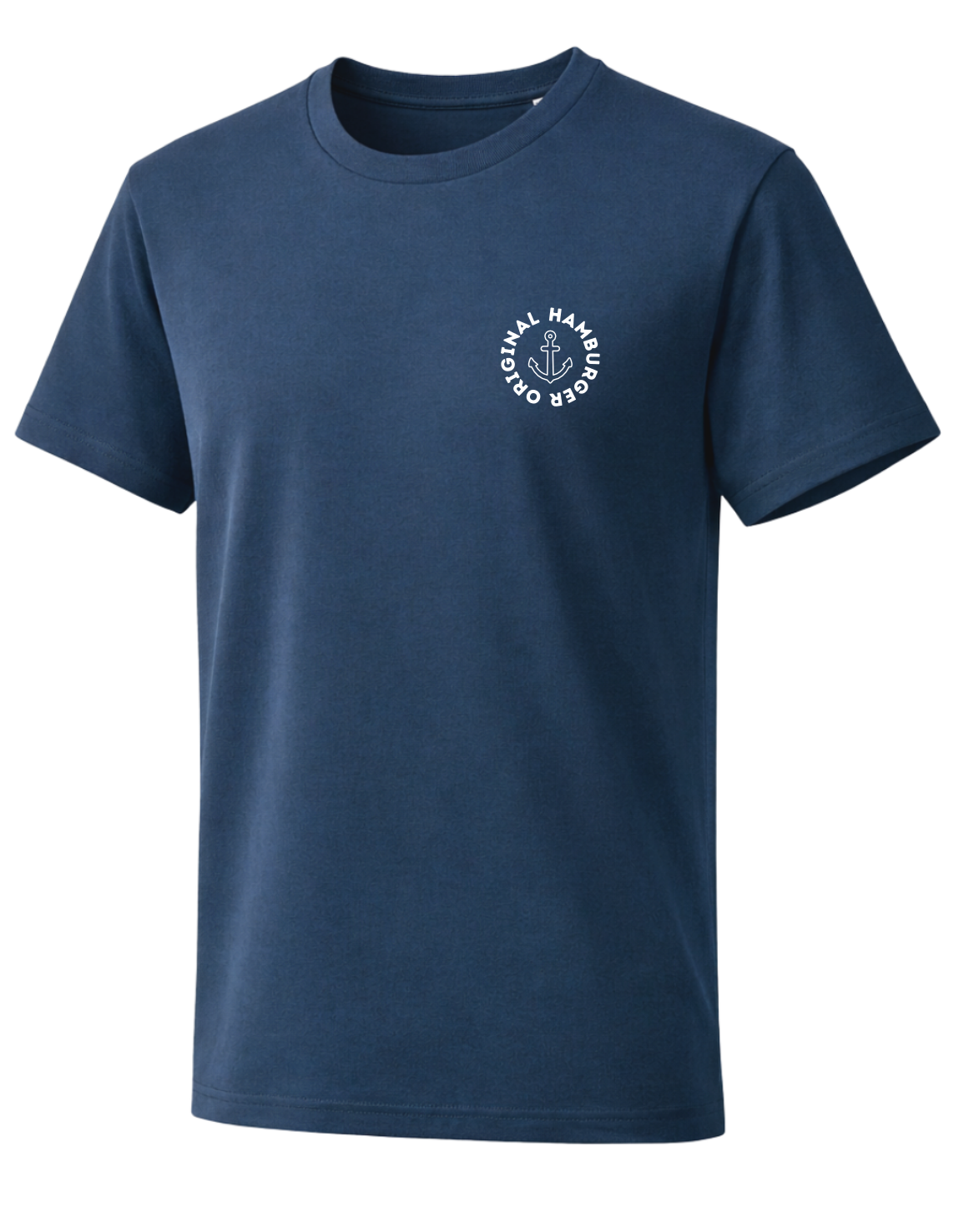 Hamburger Original Anker T-Shirt  Print weiß linke Brust