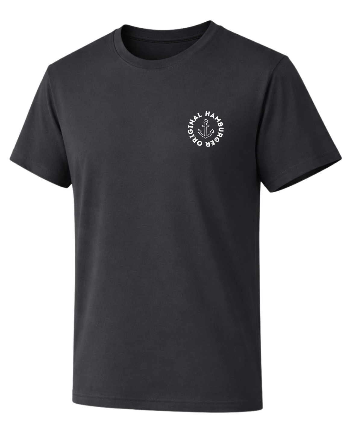 Hamburger Original Anker T-Shirt  Print weiß linke Brust