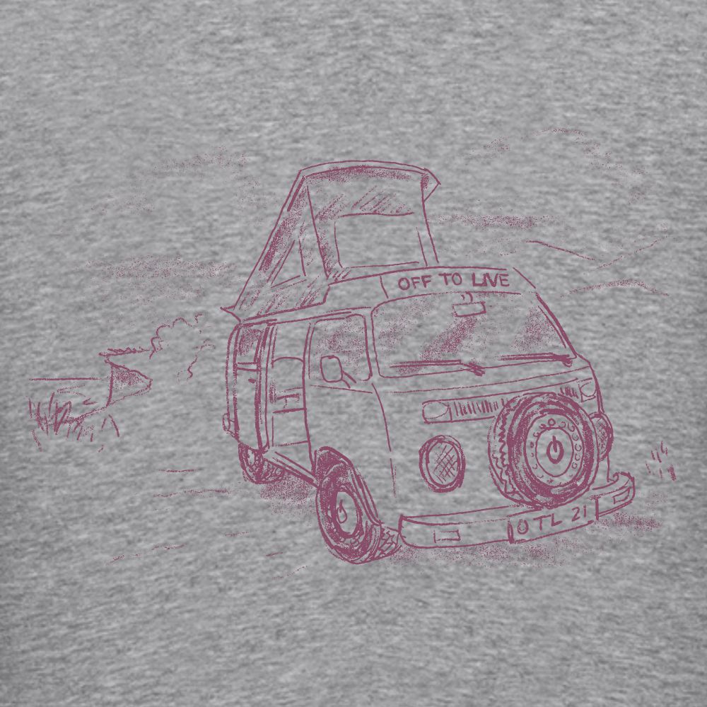 Bus Van Zeichnung Hoodie