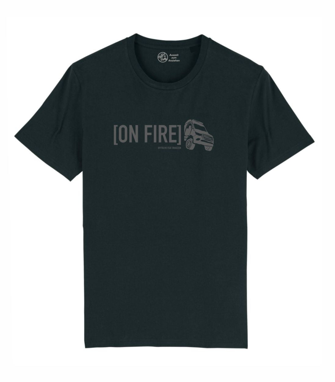 On Fire T-Shirt für Sprinter-Fans (Design: Drauzzen)